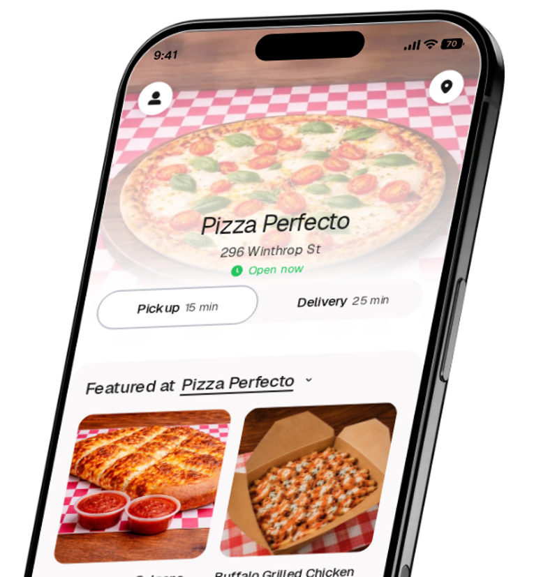 Pizza Perfecto app preview