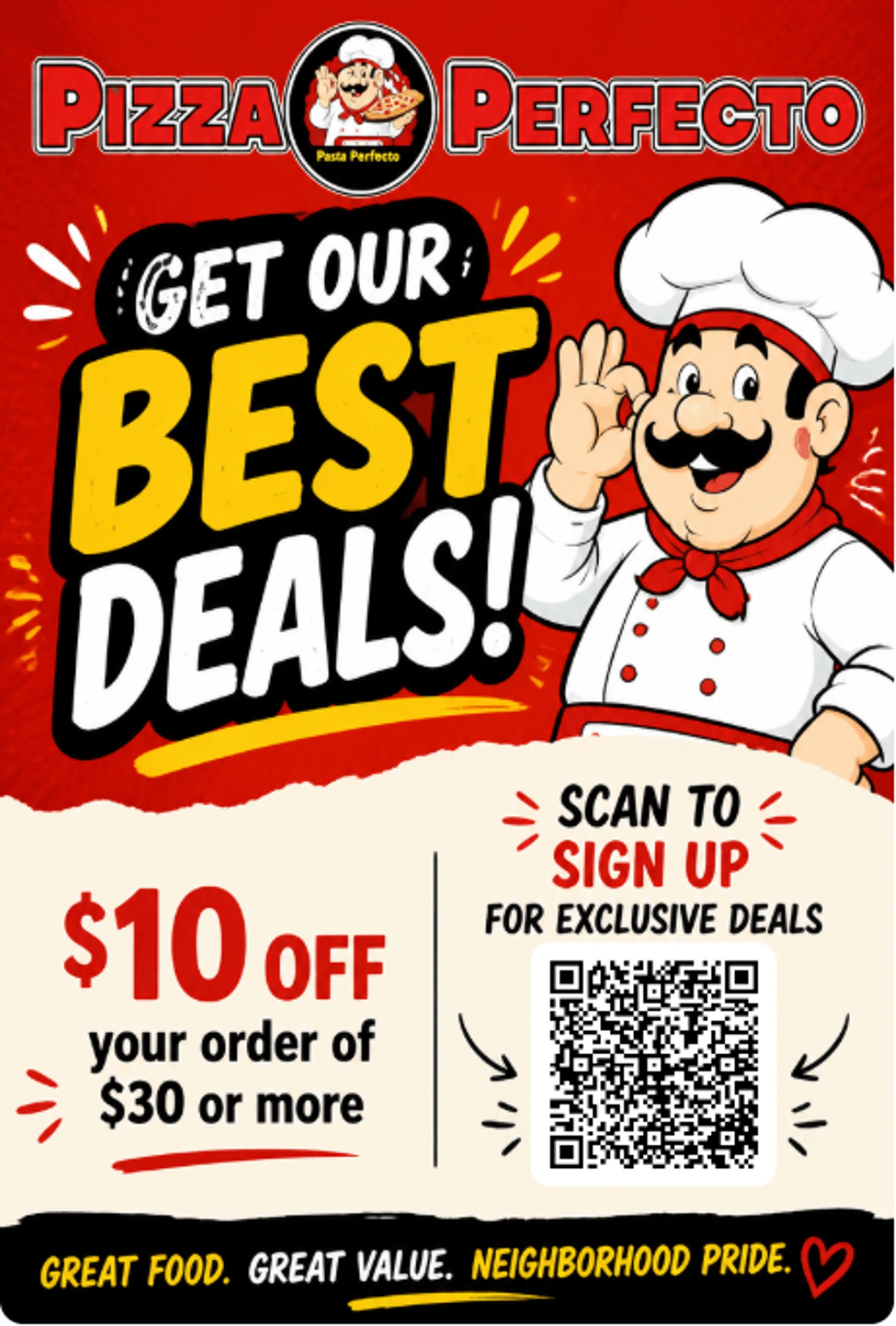 Sign up for an Exclusive Deal!