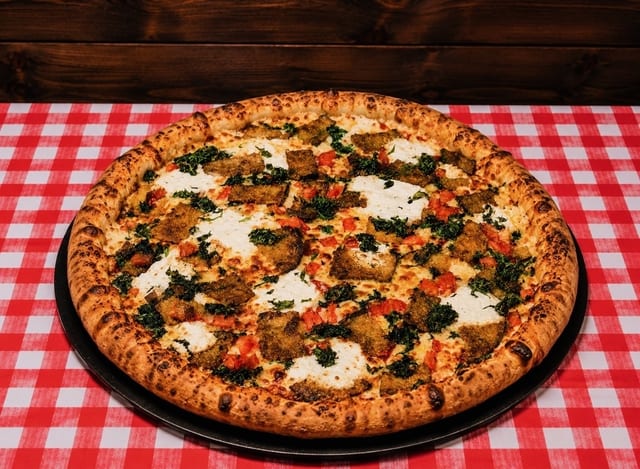 Large Mediterranean Veggie Pizza 14(Greek Style).