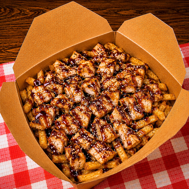 Teriyaki Grilled Chicken Fries Bowl.