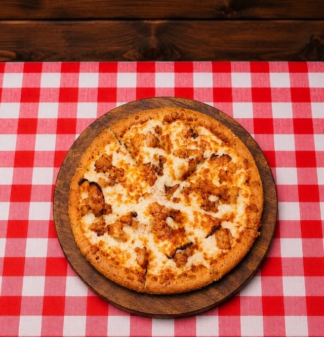 Small  Crispy Chicken Bacon Ranch Pizza 10(Greek style).