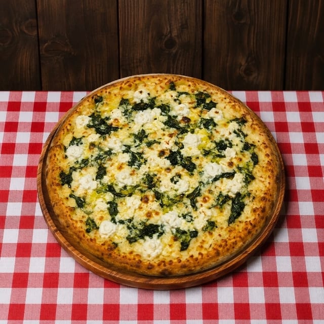 Large Bianca Pizza 14 (Greek Style).