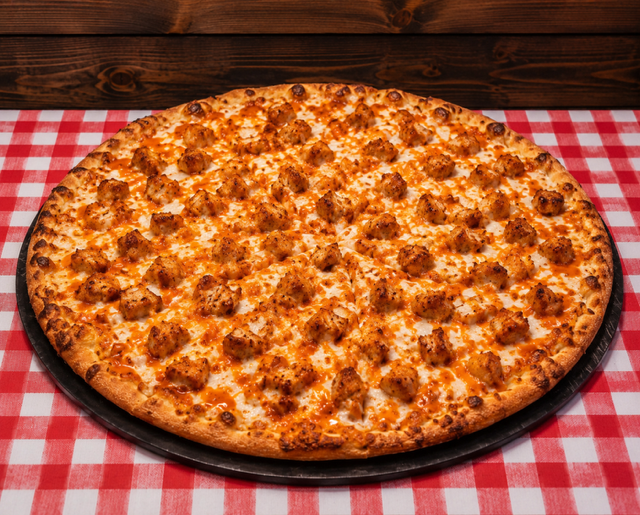 Lg Buffalo Crispy Chicken pizza 16(Italian style).