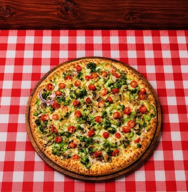 Small  Veggie Pizza 10(Greek Style).