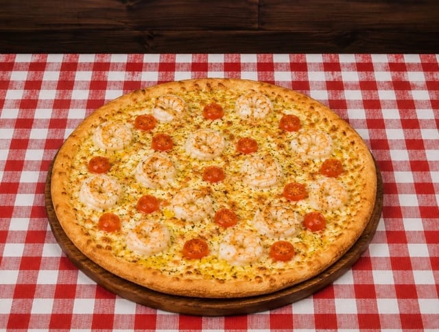 Small Shrimp Scampi Pizza 10(Greek Style).