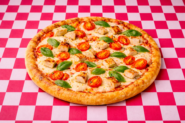 Small Grilled Chicken Margherita Pizza 10(Greek Style).