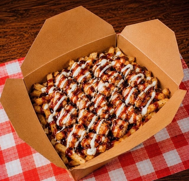 BBQ Grilled Chicken Fries Bowl.