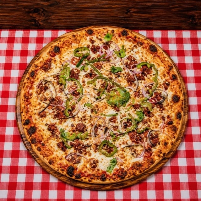 Small  Portuguese Pizza 10(Greek Style).