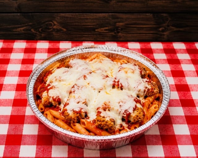 Chicken Parm (Ziti).