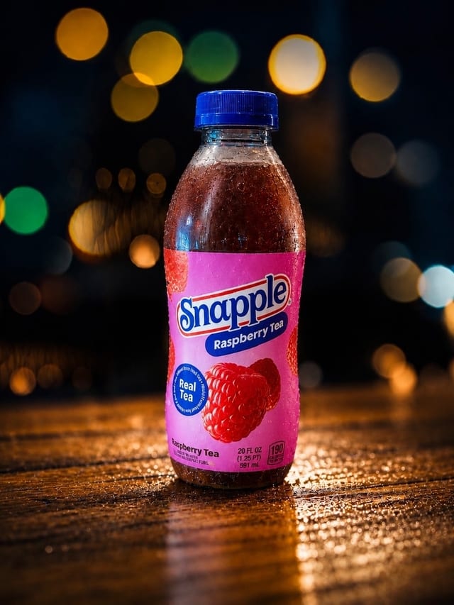 Raspberry Tea Snapples.