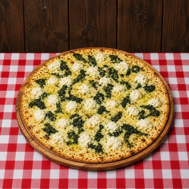 Lg Bianca Thin Crust Pizza 14 (Italian Style).