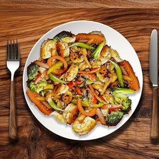 Shrimp Stir-Fry (Dinner)