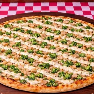 Lg Grilled Chicken Broccoli Alfredo Pizza 16 (Italian Style)