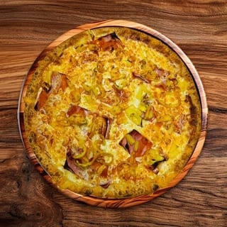 Large Fiery Hawaiian Pizza 14(Greek Style)