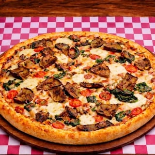Large Mediterranean Veggie Pizza 14 (Greek Style)