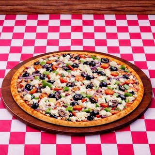 Small A.Greek Pizza 10 (Greek Style)