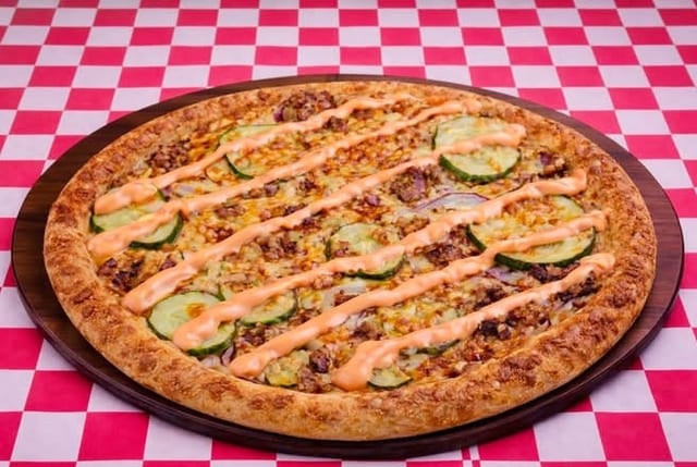 Large Salami Bomb Pizza 14 (Greek Style).