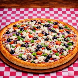 Large Pesto Base Grilled Chicken Pizza 14(Greek Style)