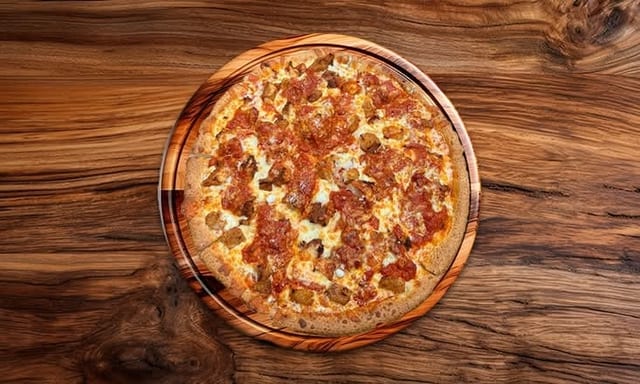 Small Eggplant Parmesan Pizza 10 (Greek Style).