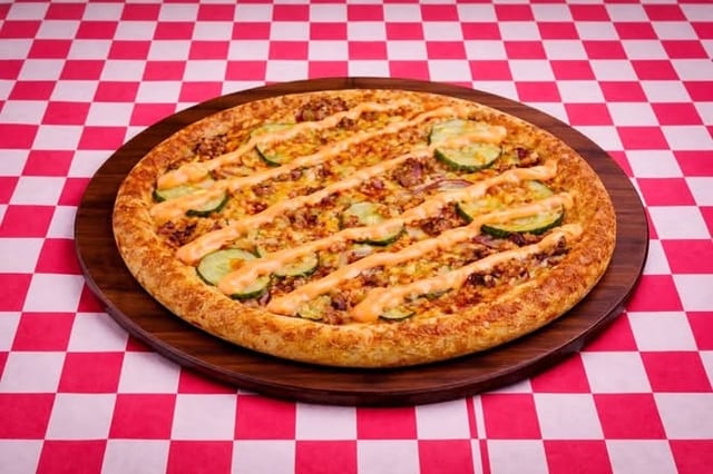 Small Salami Bomb Pizza 10 (Greek Style).