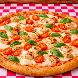 Large Grilled Chicken Margherita Pizza 14(Greek Style)