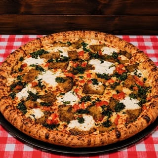 Large Mediterranean Veggie Pizza 14(Greek Style)