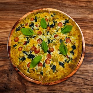 Small  Grilled Chicken Margherita Pizza 10(Greek Style)