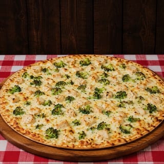 Lg Grilled Chicken Broccoli Alfredo Pizza 14(Italian Style)