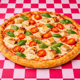 Small Grilled Chicken Margherita Pizza 10(Greek Style)