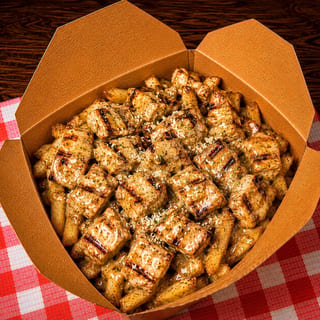 Garlic Parmesan Grilled Chicken Fries Bowl